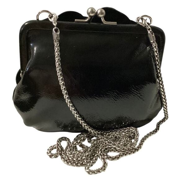 Brighton Roselie Women's Coin Purse Flower Shine Patent Leather - Picture 2 of 5